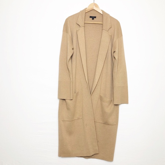 J Crew tan Longline Cardigan Coat - Picture 12 of 12